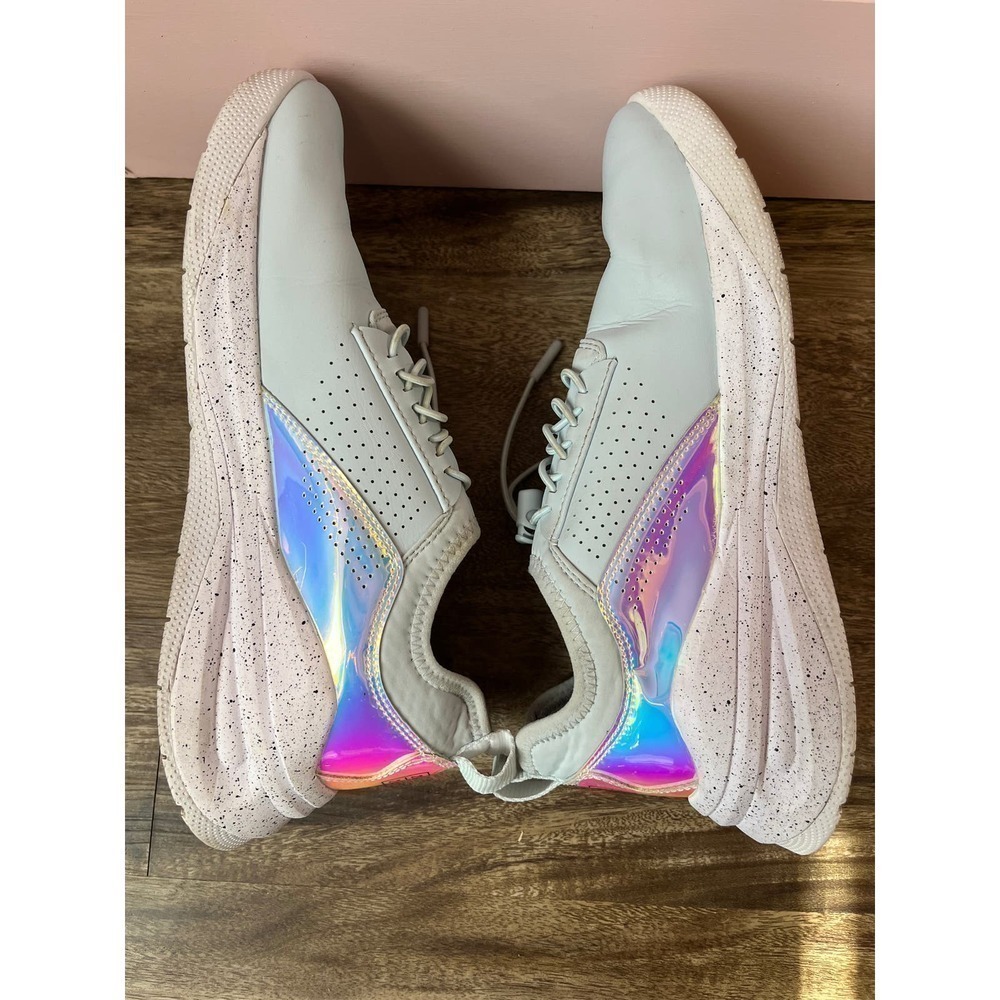 Clove Light Blue Holographic Limited Edition Nursing Tennis Shoes - Picture 5 of 9